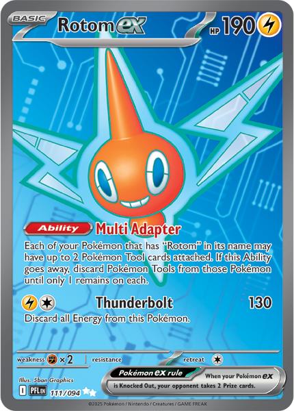 ME02 - Phantasmal Flames - 111/094 - Rotom ex - Special Illustration Rare