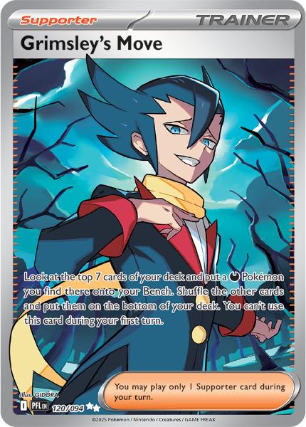 ME02 - Phantasmal Flames - 120/094 - Grimsley’s Move - Special Illustration Rare