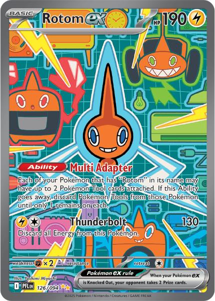 ME02 - Phantasmal Flames - 126/094 - Rotom ex - Special Illustration Rare