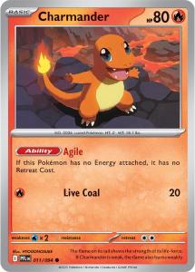 ME02 - Phantasmal Flames - 011/094 - Charmander - Common Reverse