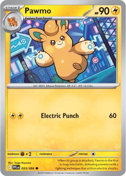 ME02 - Phantasmal Flames - 033/094 - Pawmo - Common Reverse