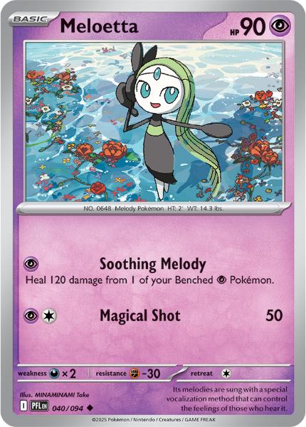 ME02 - Phantasmal Flames - 040/094 - Meloetta - Uncommon Reverse