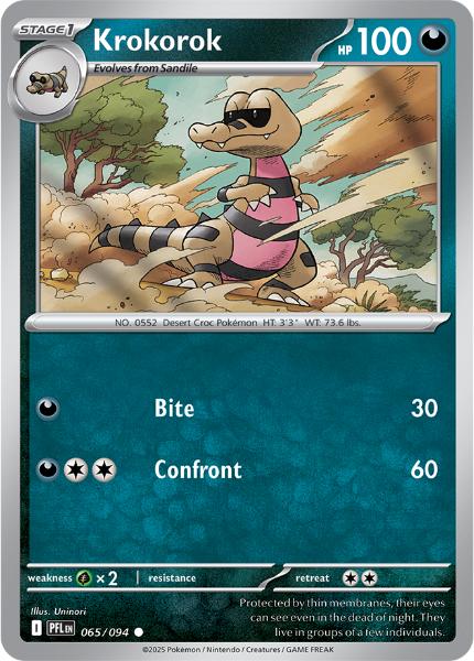 ME02 - Phantasmal Flames - 065/094 - Krokorok - Common Reverse