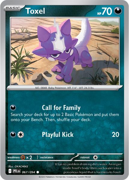 ME02 - Phantasmal Flames - 067/094 - Toxel - Common Reverse