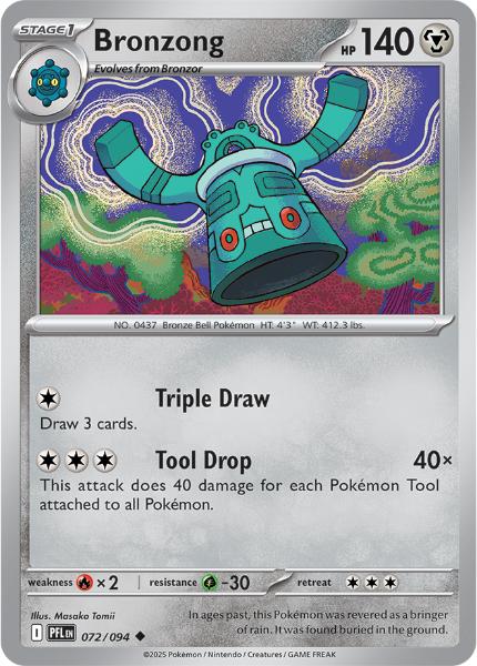 ME02 - Phantasmal Flames - 072/094 - Bronzong - Uncommon Reverse
