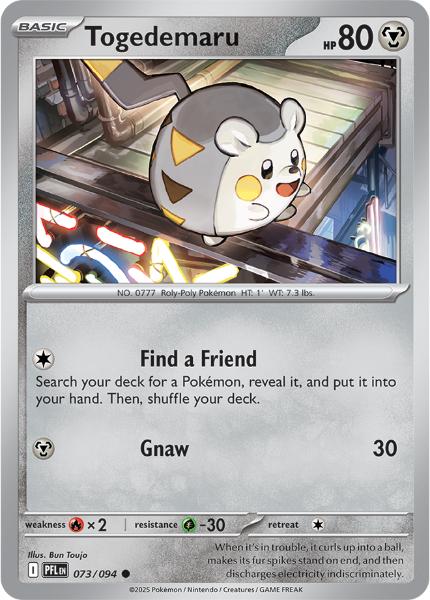 ME02 - Phantasmal Flames - 073/094 - Togedemaru - Common Reverse