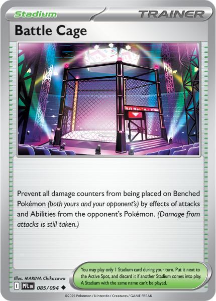 ME02 - Phantasmal Flames - 085/094 - Battle Cage - Uncommon Reverse