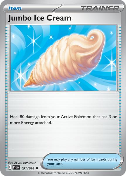 ME02 - Phantasmal Flames - 091/094 - Jumbo Ice Cream - Uncommon Reverse