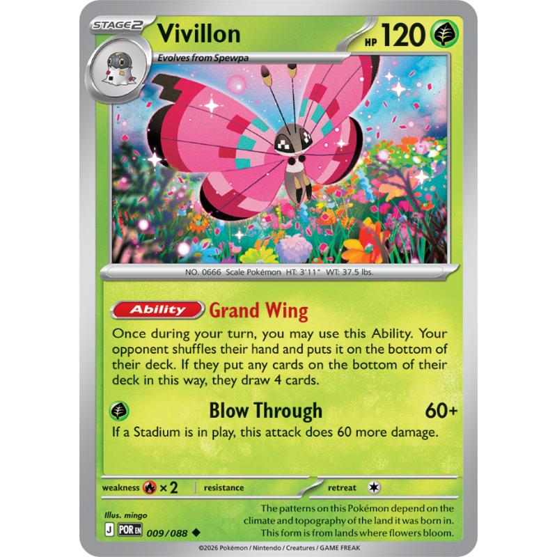 ME03 - Perfect Order - 009/088 - Vivillon - Uncommon