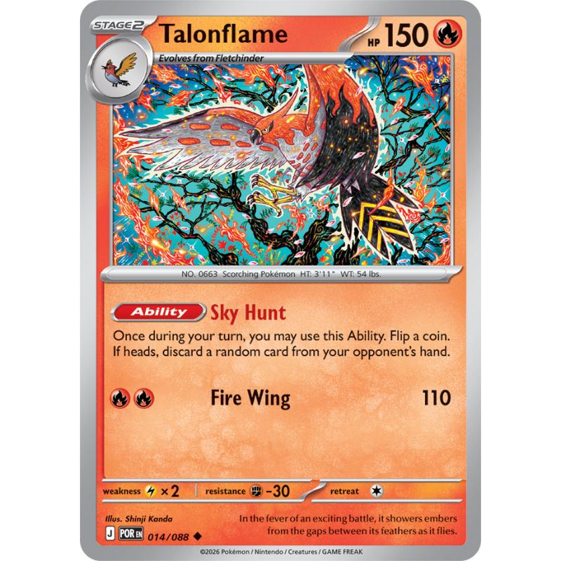 ME03 - Perfect Order - 014/088 - Talonflame - Uncommon