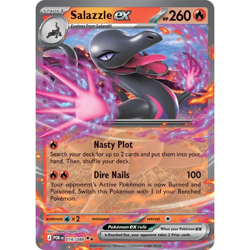 ME03 - Perfect Order - 016/088 - Salazzle ex - Double Rare