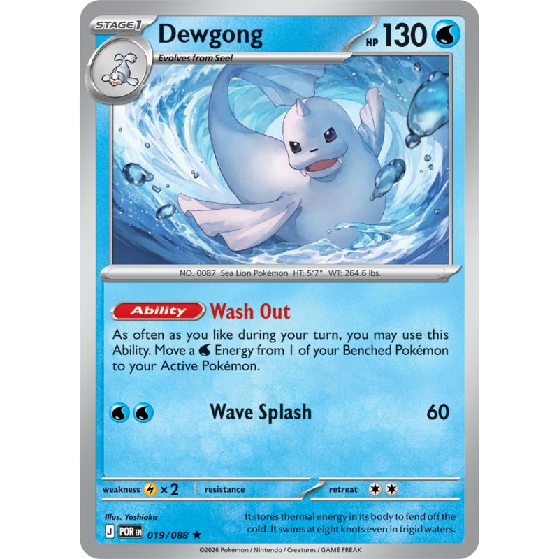 ME03 - Perfect Order - 019/088 - Dewgong - Rare Holo