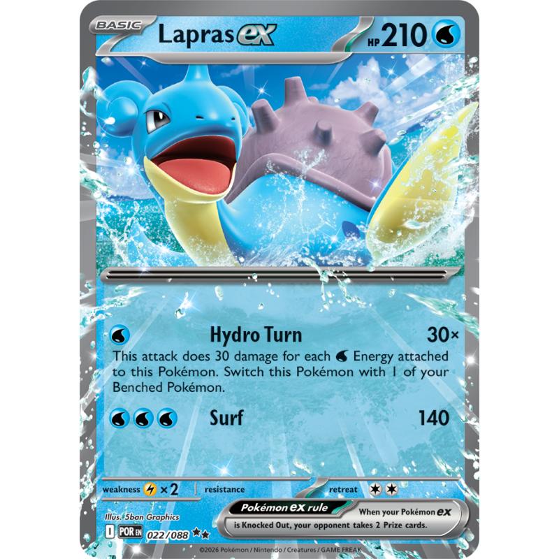 ME03 - Perfect Order - 022/088 - Lapras ex - Double Rare