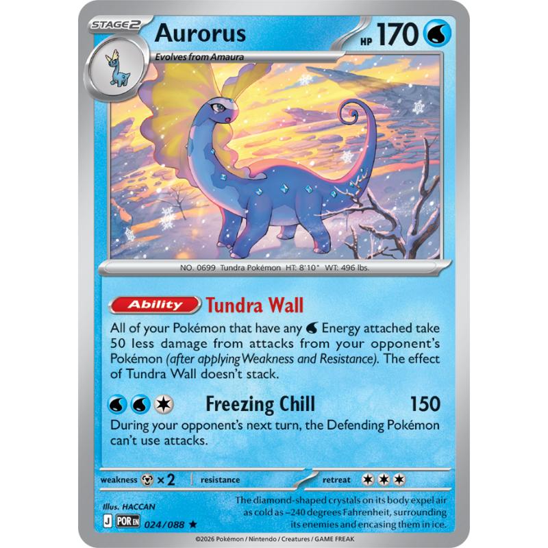 ME03 - Perfect Order - 024/088 - Aurorus - Rare Holo