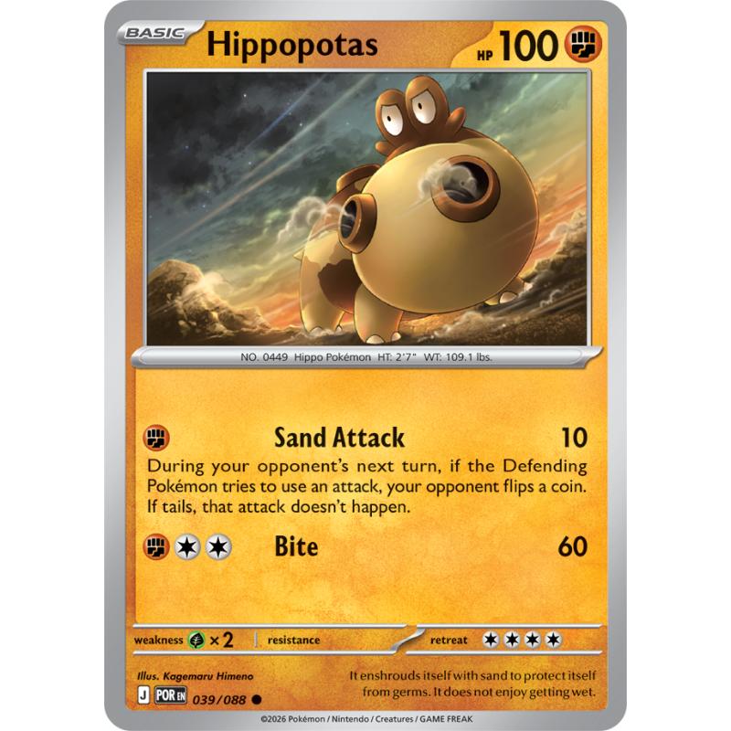 ME03 - Perfect Order - 039/088 - Hippopotas - Common