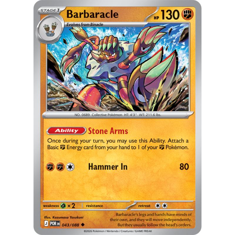ME03 - Perfect Order - 043/088 - Barbaracle - Uncommon