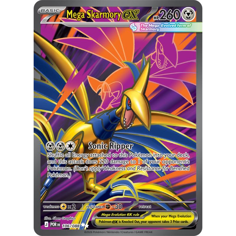 ME03 - Perfect Order - 106/088 - Mega Skarmory ex - Ultra Rare