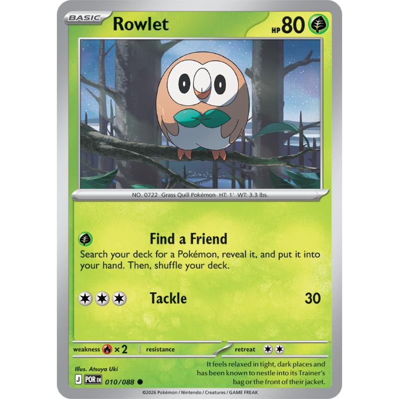 ME03 - Perfect Order - 010/088 - Rowlet - Common Reverse