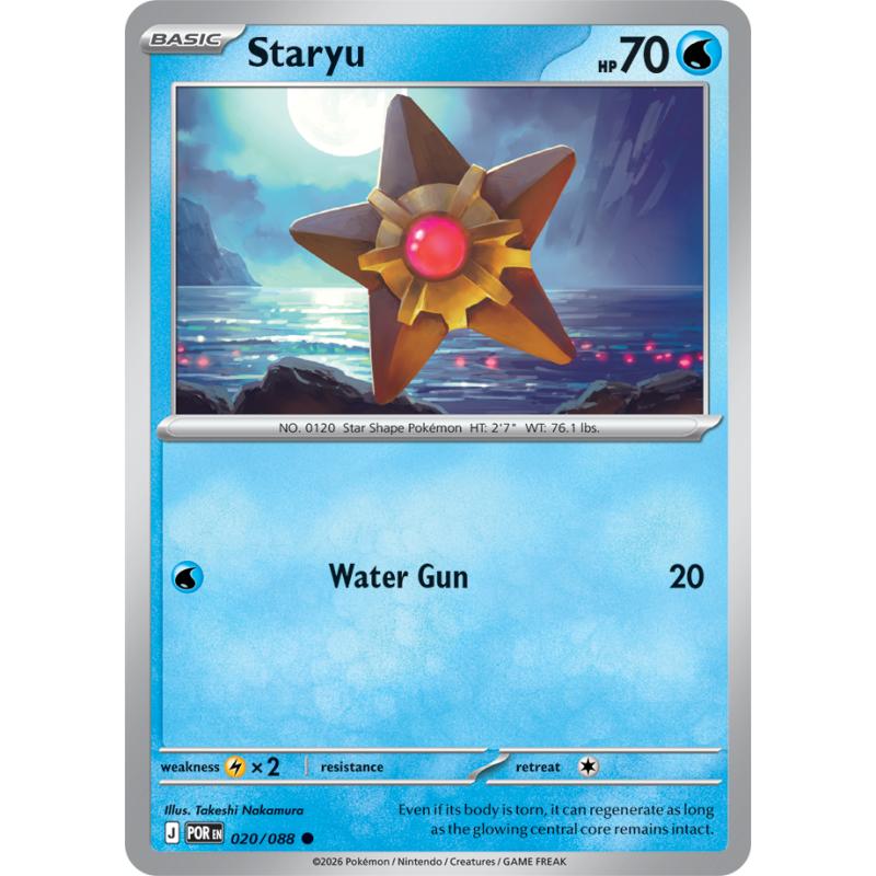 ME03 - Perfect Order - 020/088 - Staryu - Common Reverse