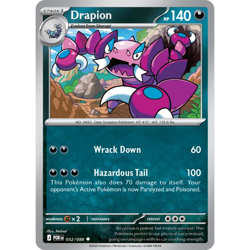 ME03 - Perfect Order - 052/088 - Drapion - Uncommon Reverse