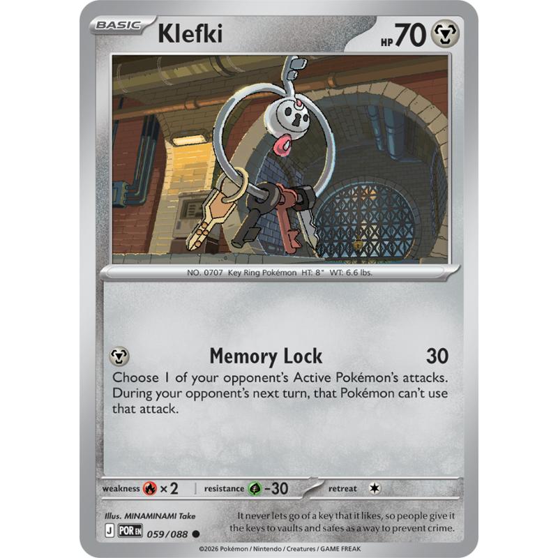 ME03 - Perfect Order - 059/088 - Klefki - Common Reverse