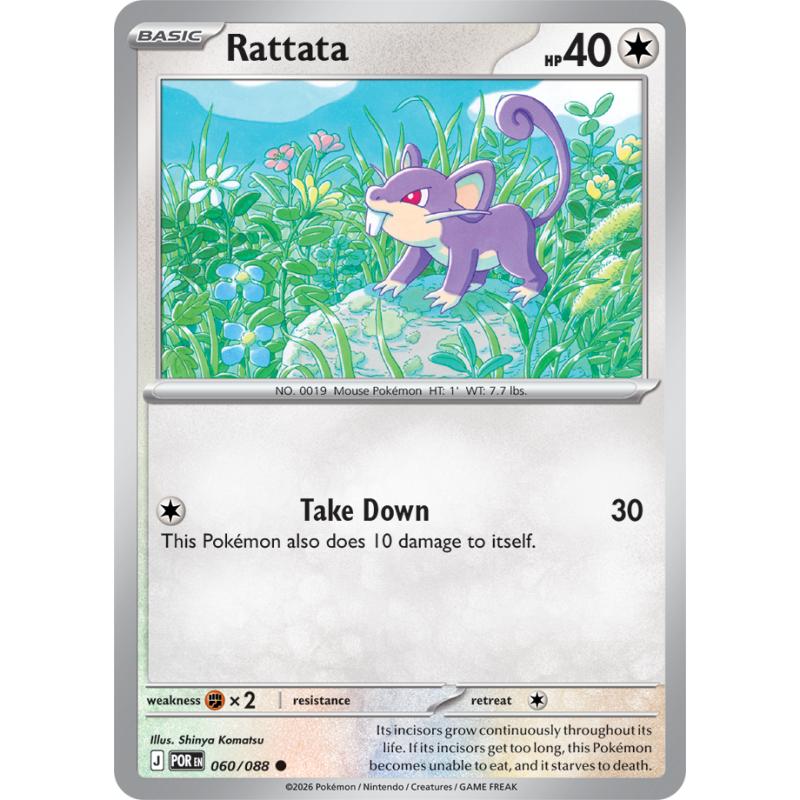 ME03 - Perfect Order - 060/088 - Rattata - Common Reverse