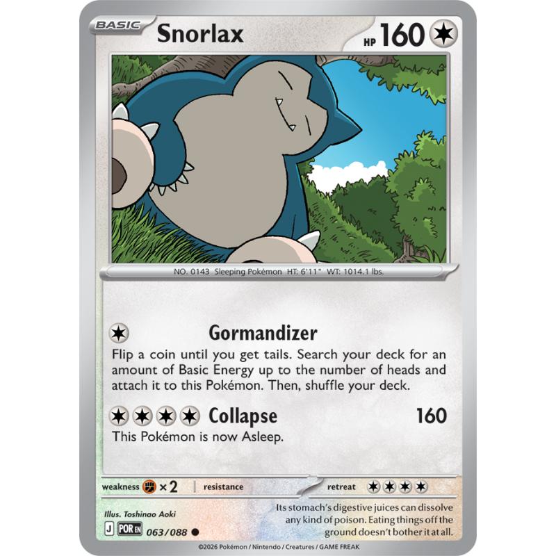 ME03 - Perfect Order - 063/088 - Snorlax - Common Reverse