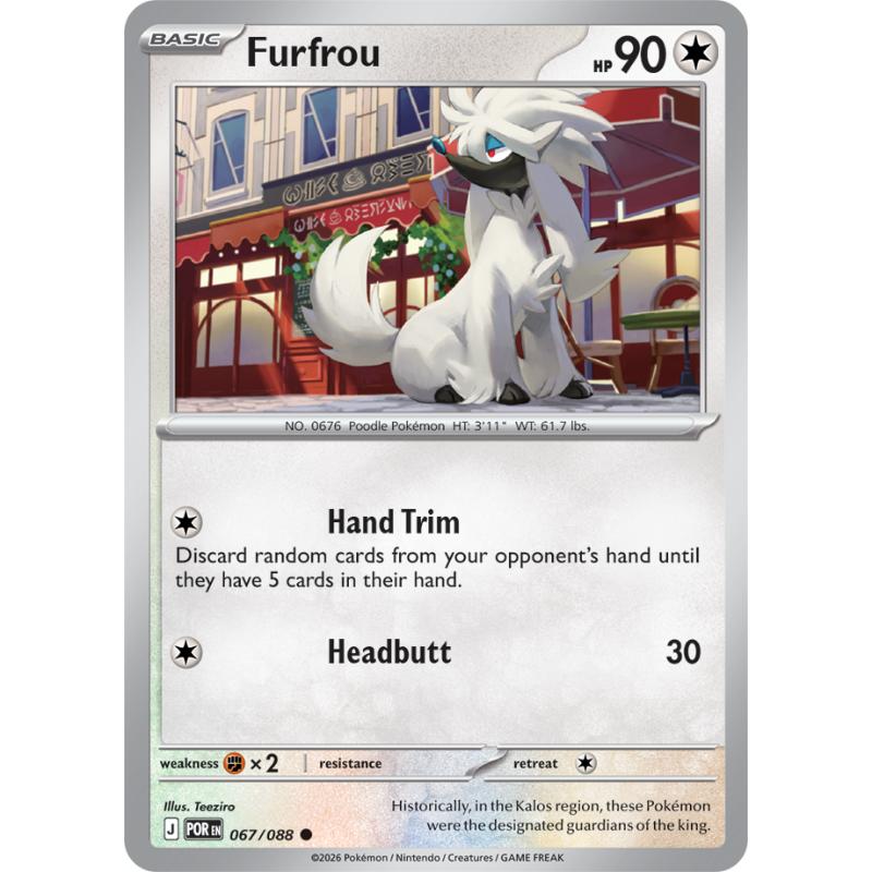ME03 - Perfect Order - 067/088 - Furfrou - Common Reverse