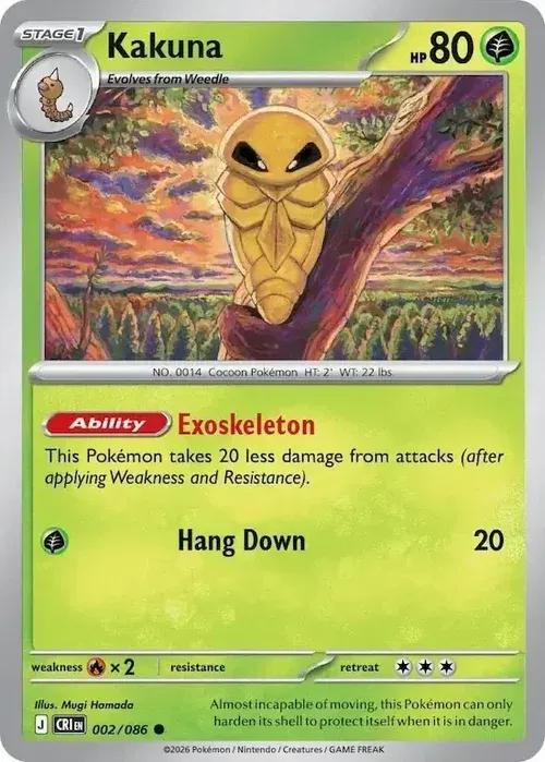 ME04 - Chaos Rising - 002/086 - Kakuna - Common