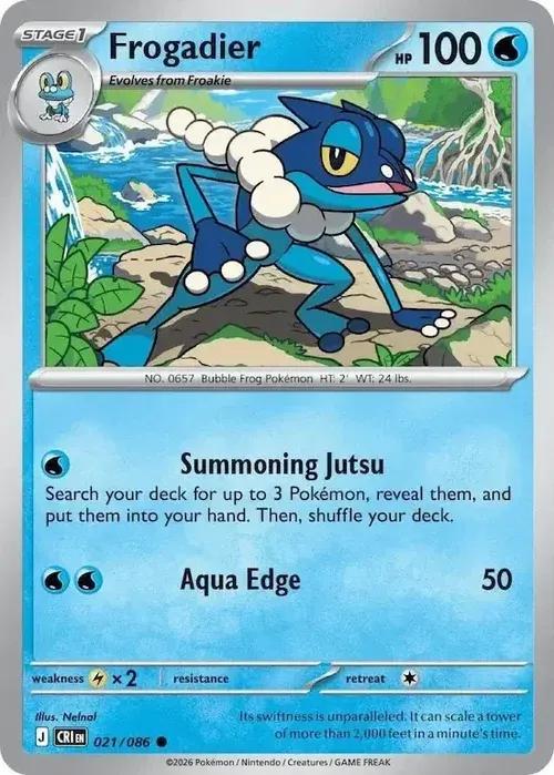 ME04 - Chaos Rising - 021/086 - Frogadier - Common