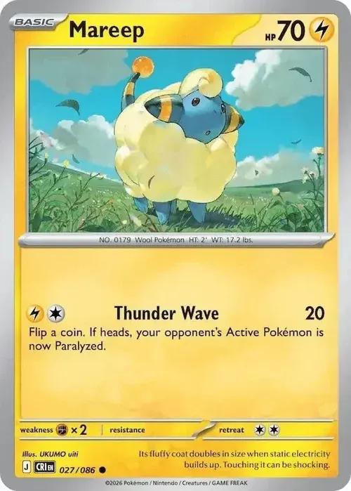 ME04 - Chaos Rising - 027/086 - Mareep - Common