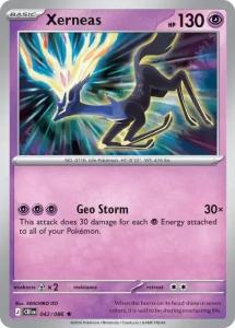 ME04 - Chaos Rising - 042/086 - Xerneas - Rare Holo