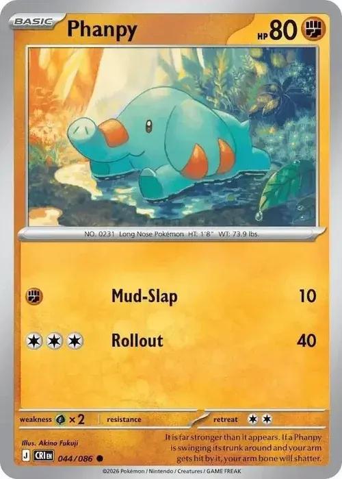 ME04 - Chaos Rising - 044/086 - Phanpy - Common