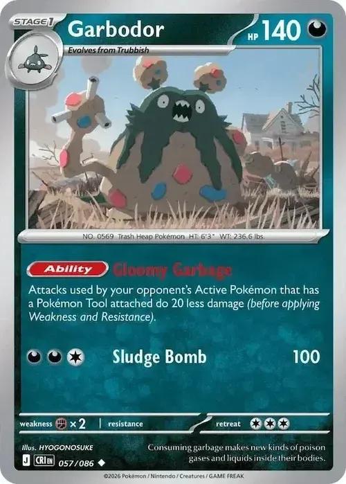 ME04 - Chaos Rising - 057/086 - Garbodor - Uncommon