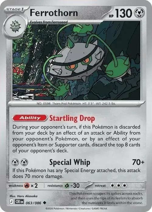 ME04 - Chaos Rising - 063/086 - Ferrothorn - Uncommon