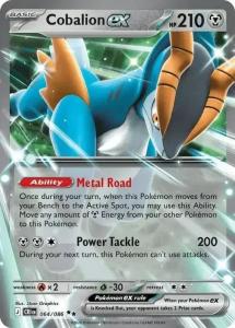 ME04 - Chaos Rising - 064/086 - Cobalion ex - Double Rare