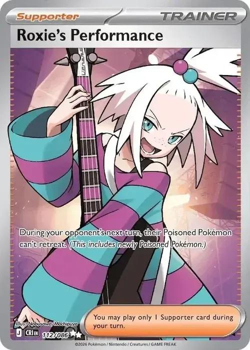 ME04 - Chaos Rising - 112/086 - Roxie’s Performance - Ultra Rare