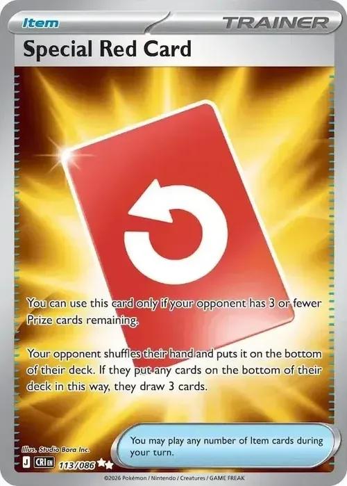 ME04 - Chaos Rising - 113/086 - Special Red Card - Ultra Rare
