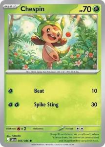 ME04 - Chaos Rising - 005/086 - Chespin - Common Reverse
