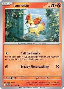 ME04 - Chaos Rising - 011/086 - Fennekin - Common Reverse