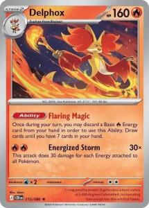 ME04 - Chaos Rising - 013/086 - Delphox - Rare Holo Reverse