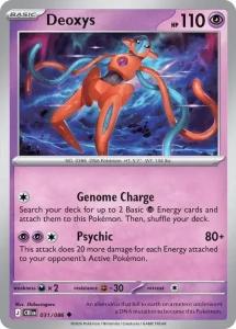 ME04 - Chaos Rising - 031/086 - Deoxys - Uncommon Reverse