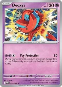 ME04 - Chaos Rising - 033/086 - Deoxys - Uncommon Reverse