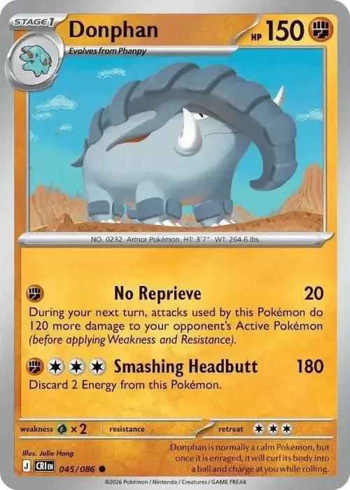 ME04 - Chaos Rising - 045/086 - Donphan - Common Reverse