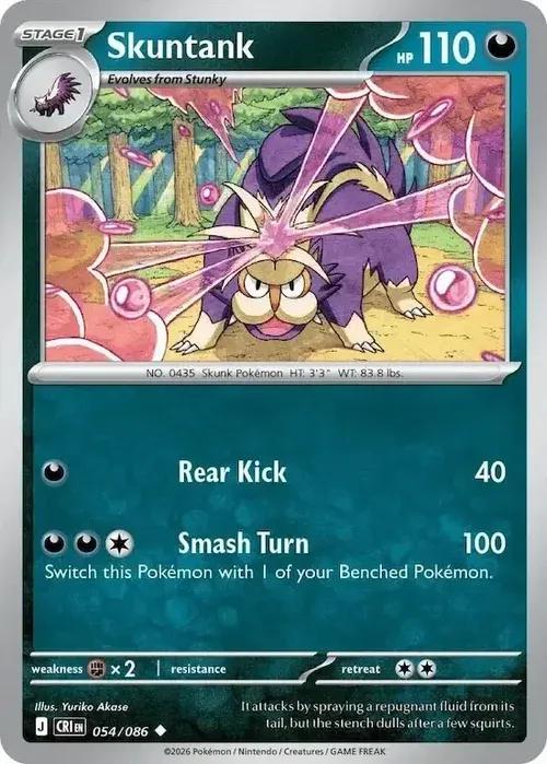 ME04 - Chaos Rising - 054/086 - Skuntank - Uncommon Reverse