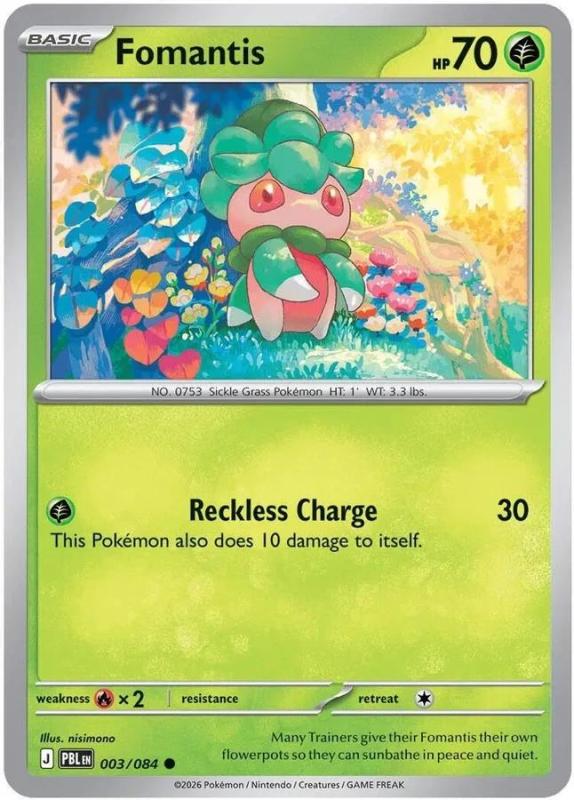 ME05 - Pitch Black - 003/084 - Fomantis - Common