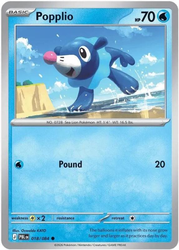 ME05 - Pitch Black - 018/084 - Popplio - Common