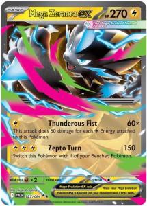 ME05 - Pitch Black - 027/084 - Mega Zeraora ex - Double Rare