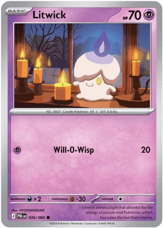 ME05 - Pitch Black - 036/084 - Litwick - Common
