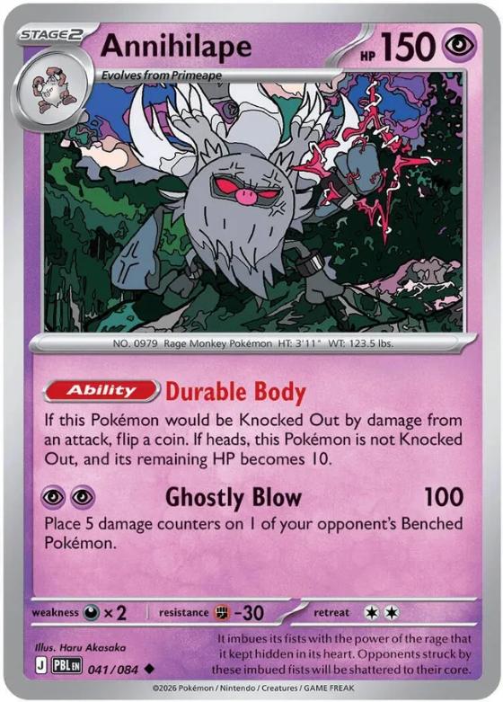 ME05 - Pitch Black - 041/084 - Annihilape - Uncommon